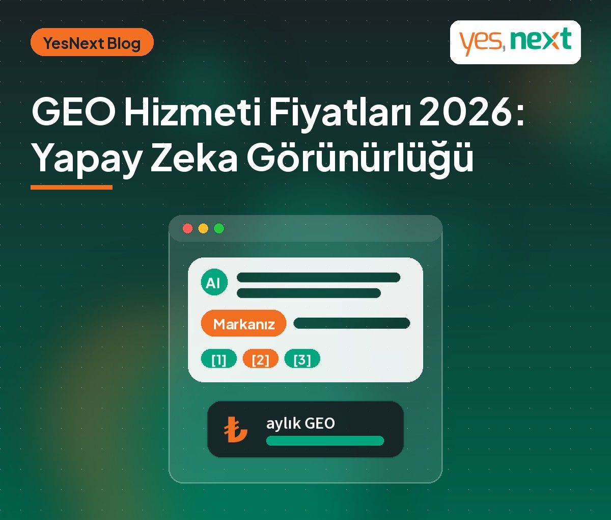GEO Hizmeti Fiyatları 2026: ChatGPT ve Gemini’de Görünürlük Ne Kadar Tutar?