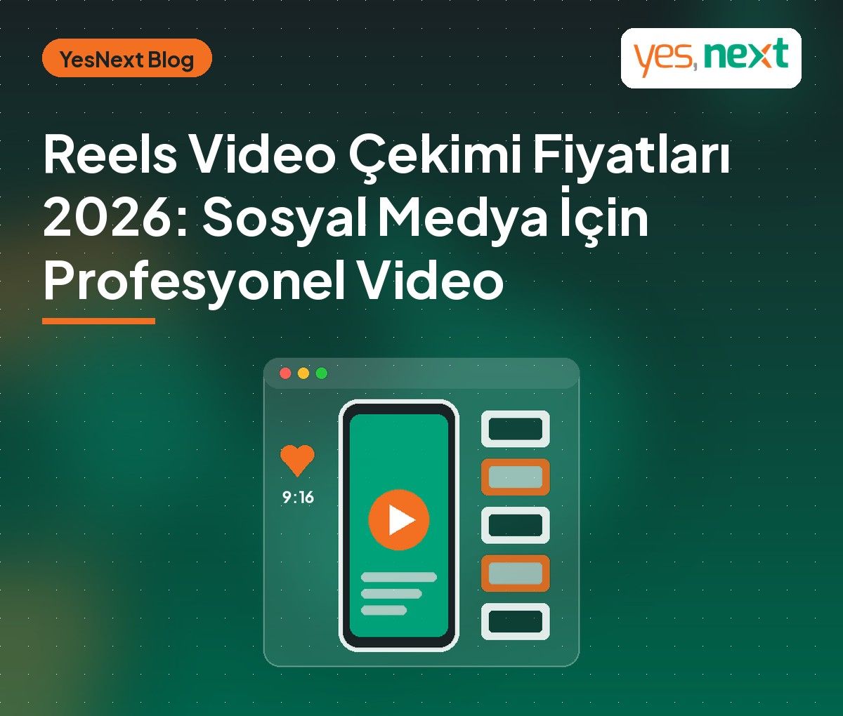 Reels Video Çekimi Fiyatları 2026: Sosyal Medya İçin Profesyonel Video Ne Kadar?